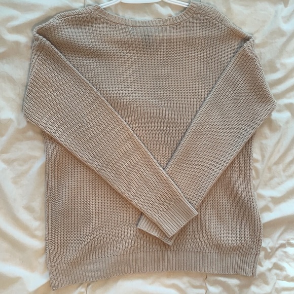 Forever 21 Beige Sweater Size S - Picture 2 of 2